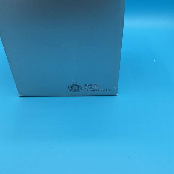 Christopher Stuart Crystal Starstruck Covered Box 5.5"-Czech Republic VT 022/930 - Picture 11 of 12